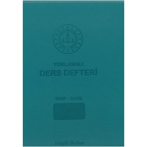 DERS DEFTERİ 8 DERSLİK YOKLAMALI