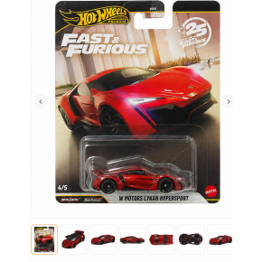 Hot Wheels Premium Fast & Furious W Motors Lykan Hypersport (4/5) Model Kodu: HNW46