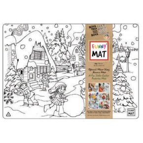 Funny Mat - Kış 33,5 X 48 Cm