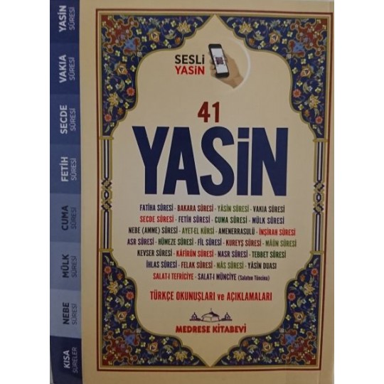 Türkçe Okunuşlu ve Mealli, Sesli 41Yasin-i Şerif (Çanta Boy) Türkçe Okunuşlu ve Mealli, Sesli 41Yasin-i Şerif (Çanta Boy)