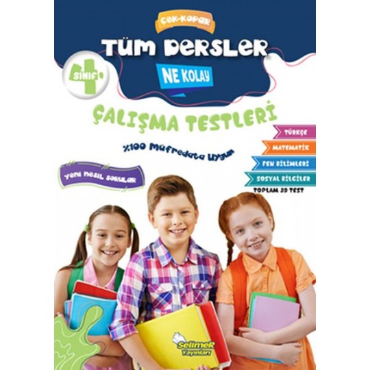 4. Sınıf Tüm Dersler Çek-Kopar Ne Kolay Çalışma Testleri 4. Sınıf Tüm Dersler Çek-Kopar Ne Kolay Çalışma Testleri