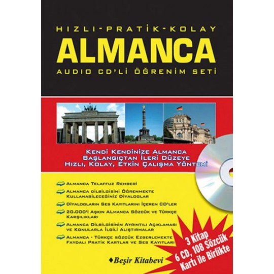 Hızlı Pratik Kolay Almanca Audio CDli Öğrenim Set Hızlı Pratik Kolay Almanca Audio CDli Öğrenim Set